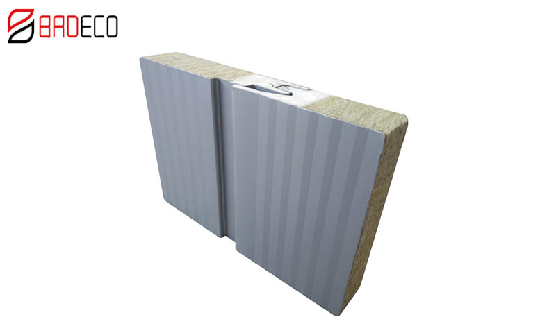 Rock wool sandwich wall panel